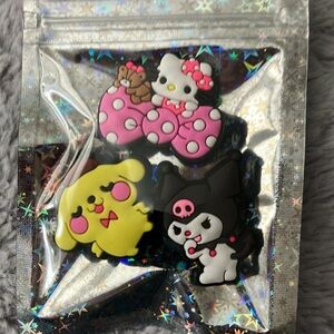 Adorable Hello Kitty & Friends shoe charms for crocks or similar shoes